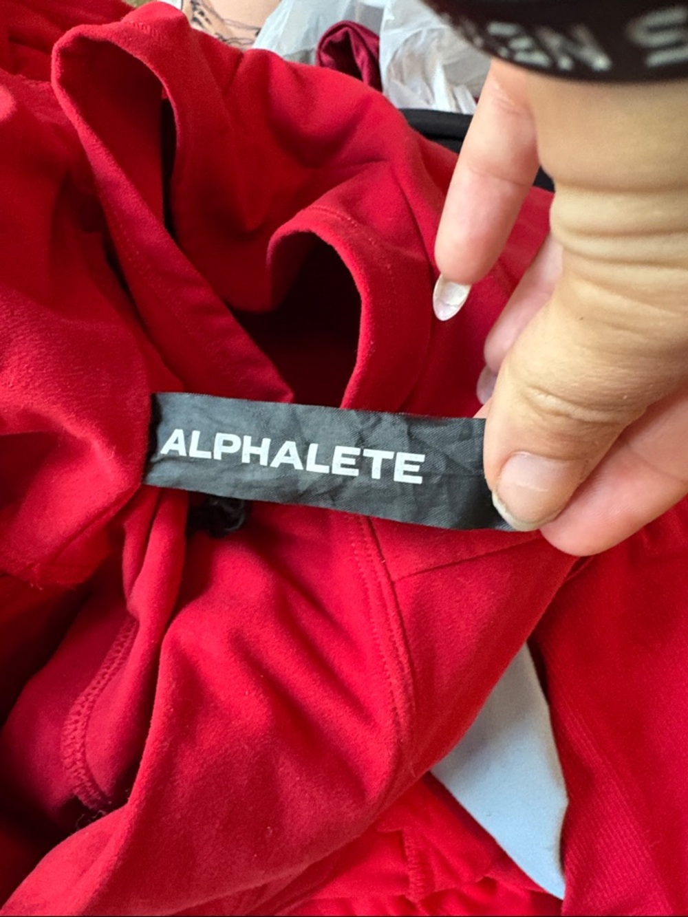 Alphalete Red bodysuit